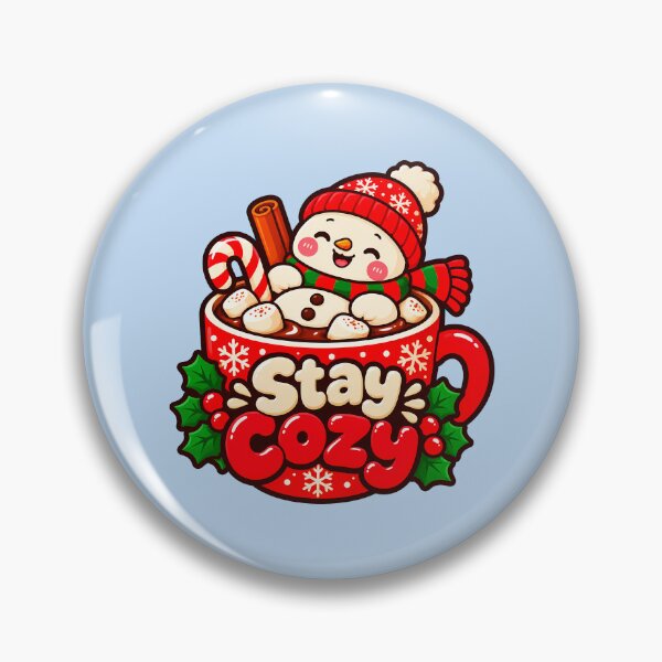 Item preview, Stay Cozy, Hot Chocolate Snowman designed and sold by LV-creator.