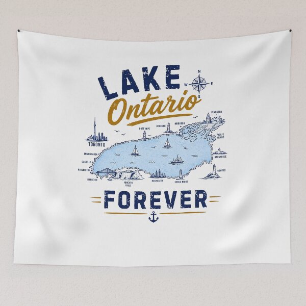 Item preview, Lake Ontario Forever Vintage designed and sold by nosu-art-pod.