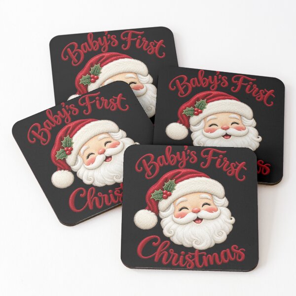 Item preview, Baby's First Christmas Cute Santa Design designed and sold by LandFinStudio.
