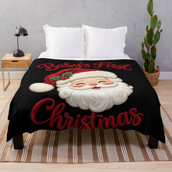Item preview, Baby's First Christmas Cute Santa Design designed and sold by LandFinStudio.