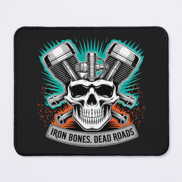 Item preview, Iron Bones Dead Roads, skull V-twin engine designed and sold by LV-creator.
