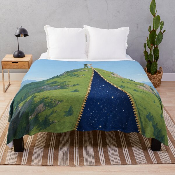 Item preview, Unzipping the Mountain – Cosmic Surreal Art - PLUSHIWORLD designed and sold by PLUSHIWORLDtm.