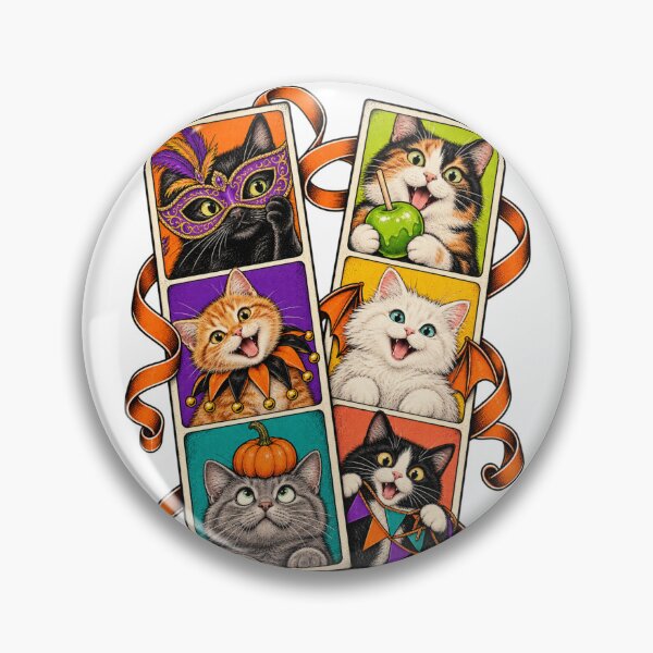 Item preview, Halloween Cat Photo Booth – Vintage Carnival designed and sold by MD Sweet.