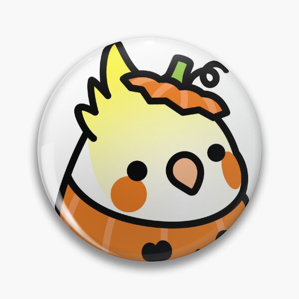 Item preview, Trick Or Tweet - Cockatiel in Pumpkin Art designed and sold by picklesnake.