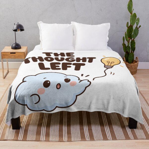 Item preview, The Thought Left – ADHD Brain Humor designed and sold by CleanDecor.