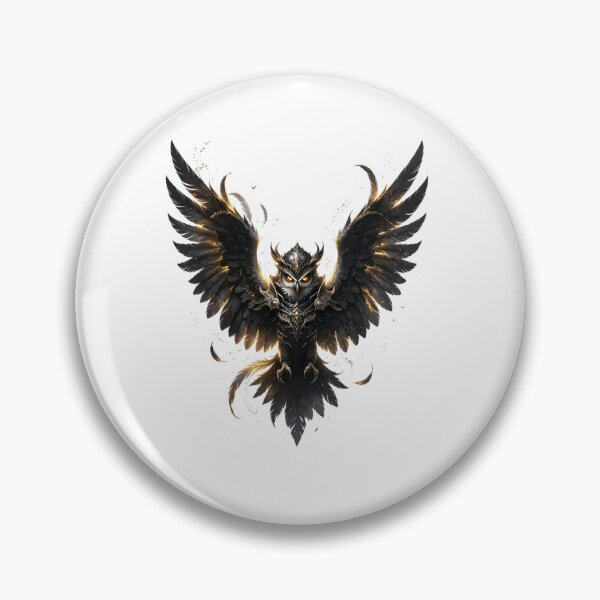 Item preview, The Golden Warrior Owl designed and sold by BladiWChampion.