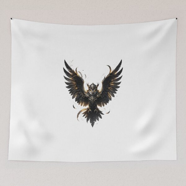 Item preview, The Golden Warrior Owl designed and sold by BladiWChampion.