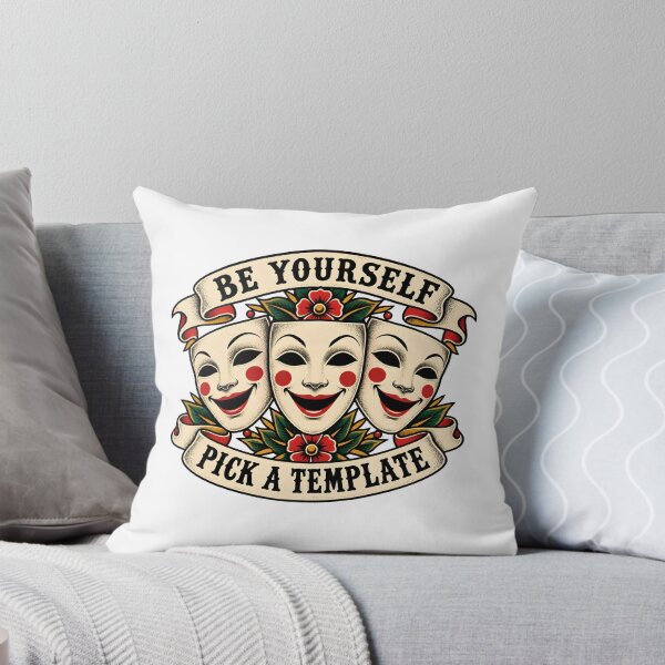 Item preview, Be Yourself Pick a Template – Three Masks Tattoo designed and sold by Tattee.