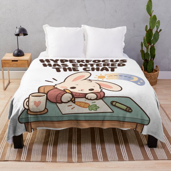 Item preview, Hyperfocus Has Entered the Chat – ADHD Humor designed and sold by CleanDecor.