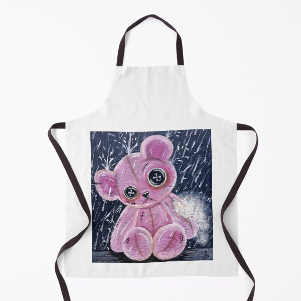 Item preview, Cute Goth Teddy Bear In The Rain designed and sold by TheRainFamily.