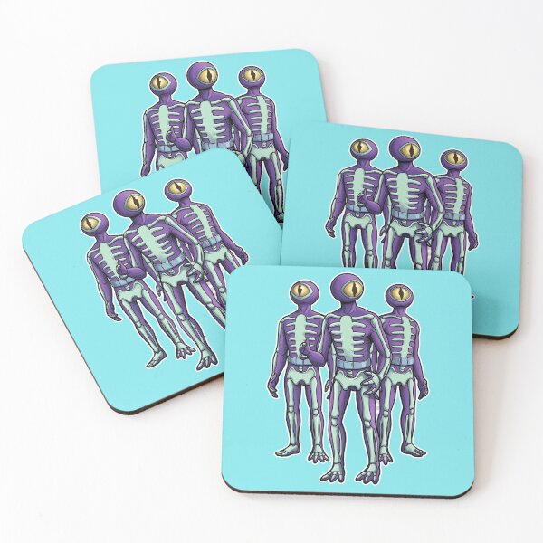 Item preview, The Skeleton Men - Retro Cartoon Villains designed and sold by Deviant Logic Design.