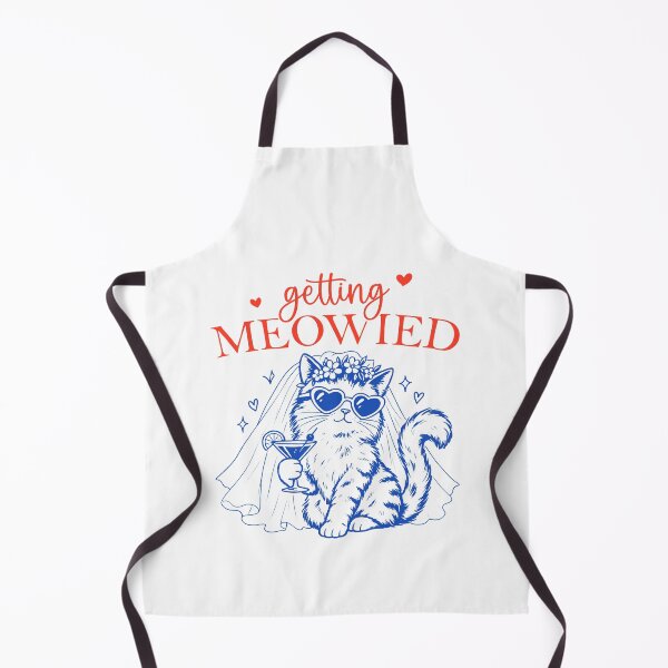 Item preview, Getting Meowied Funny Bachelorette Party Cat designed and sold by nosu-art-pod.