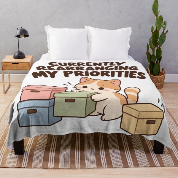 Item preview, Rearranging My Priorities – Kawaii ADHD Humor designed and sold by CleanDecor.