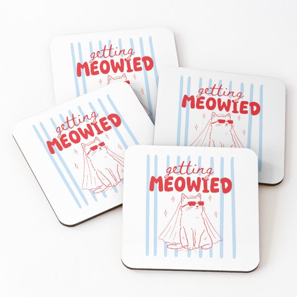 Item preview, Cat Getting Meowied Funny Bachelorette Party designed and sold by nosu-art-pod.