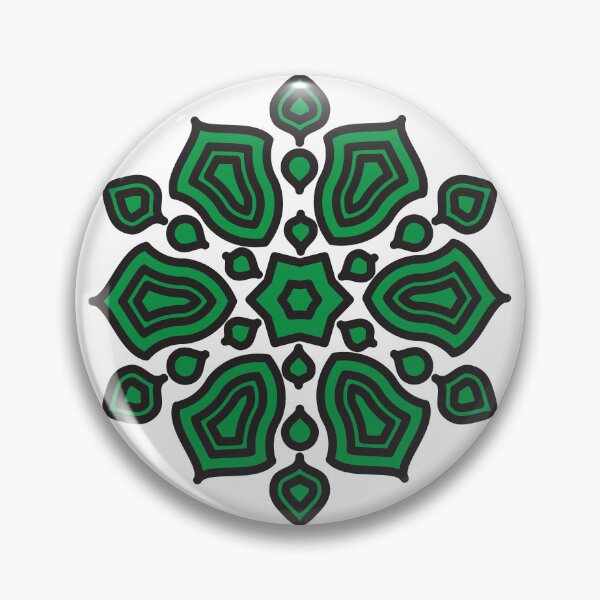 Item preview, Islamic Geometric Floral Art-Green designed and sold by GrafecShop.