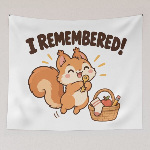 Item preview, I Remembered! – Cute Kawaii ADHD Humor designed and sold by CleanDecor.