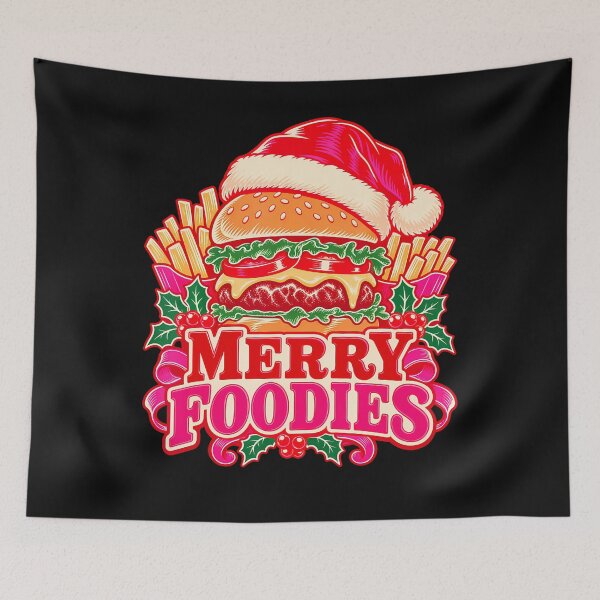 Item preview, Merry Foodies Santa Burger designed and sold by Noctilune.