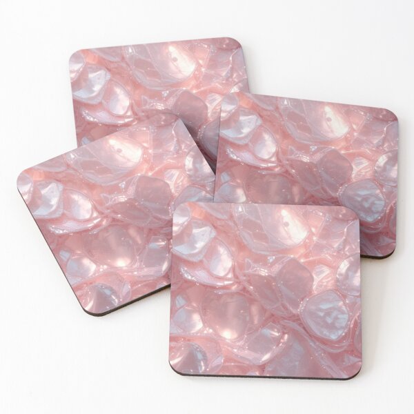 Item preview, Pink Crystal Ice Texture — Sparkling Rose Glass Macro Aesthetic Art designed and sold by LYAN-STORE.