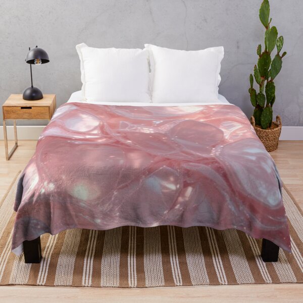 Item preview, Pink Crystal Ice Texture — Sparkling Rose Glass Macro Aesthetic Art designed and sold by LYAN-STORE.