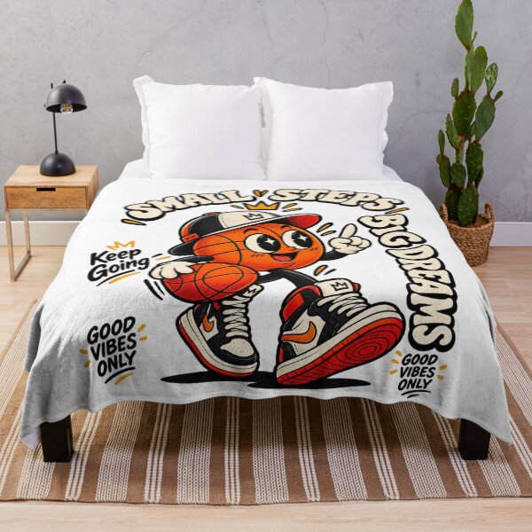 Item preview, Small Steps Big Dreams Basketball Mascot designed and sold by brandingpro.