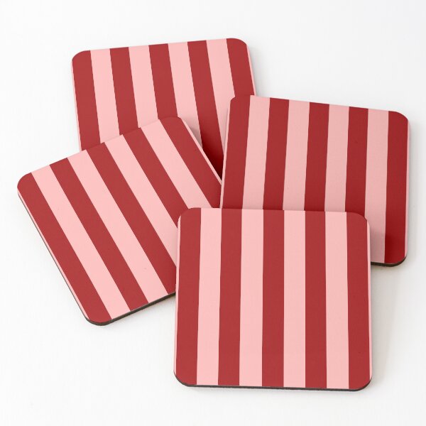 Item preview, Red and pink vertical stripes pattern designed and sold by RishabhArts1.