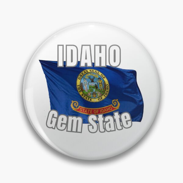Item preview, Idaho Gem State Flag State Pride Travel Souvenir designed and sold by RVJdesigns.