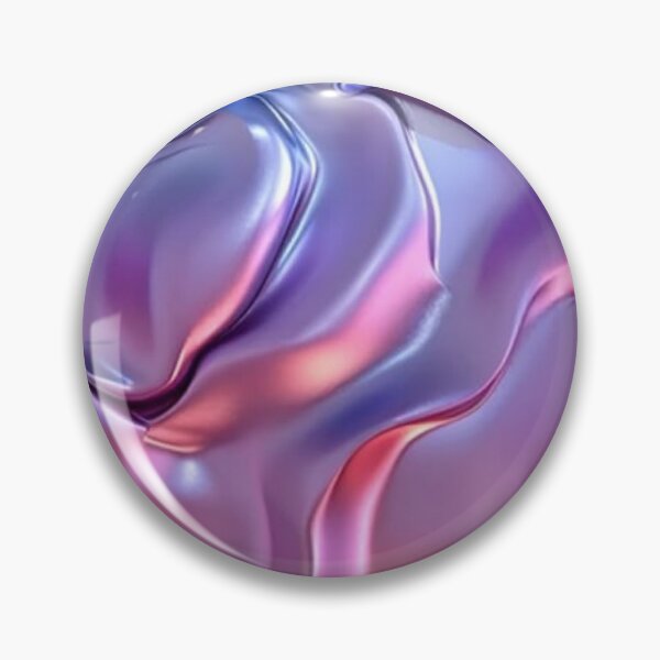 Item preview, Iridescent Liquid Metal Abstract — Holographic Metallic Silk Waves Texture designed and sold by LYAN-STORE.