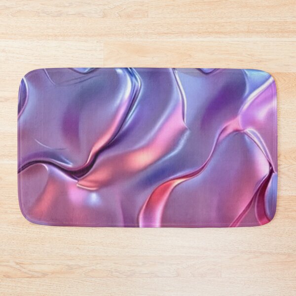 Item preview, Iridescent Liquid Metal Abstract — Holographic Metallic Silk Waves Texture designed and sold by LYAN-STORE.