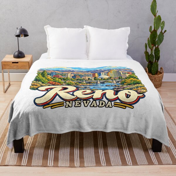 Item preview, Hand Drawn Reno Nevada Travel Souvenir Landmark Gift designed and sold by MichaeIRellov.