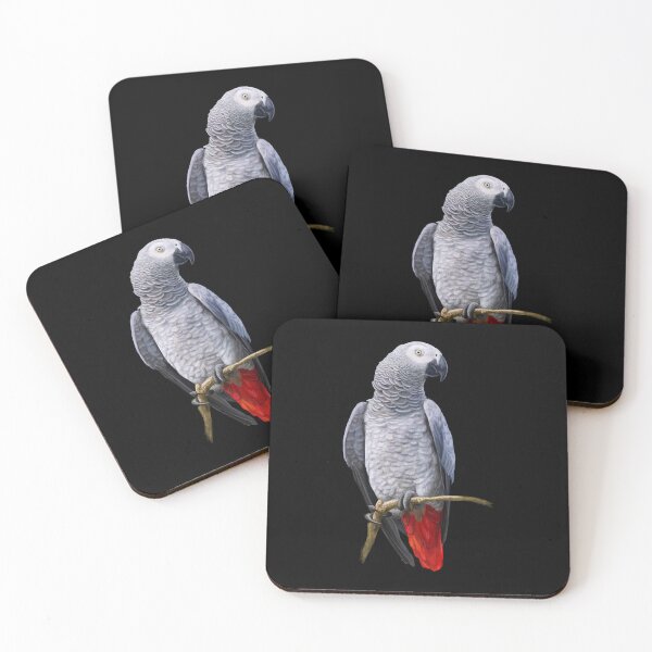 Item preview, African Grey Parrot Psittacus Bird (38) designed and sold by DavetteJungle.
