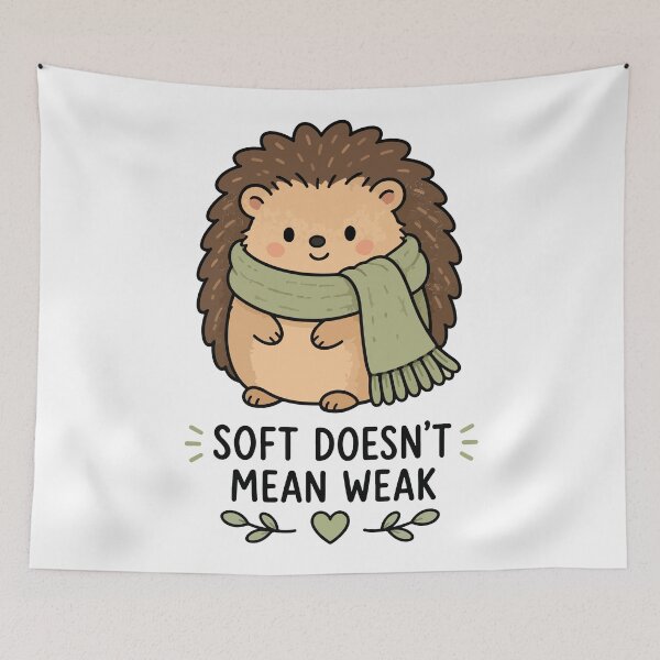 Item preview, Soft Doesn't Mean Weak – Gentle Strength designed and sold by CleanDecor.