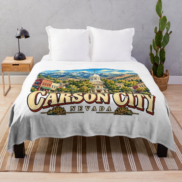 Item preview, Vintage Carson City Nevada Travel Souvenir Landmark Gift designed and sold by MichaeIRellov.