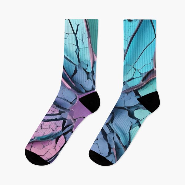 Item preview, 3D Shattered Cracked Surface Abstract — Iridescent Pastel Clay & Metallic Veins Texture designed and sold by LYAN-STORE.