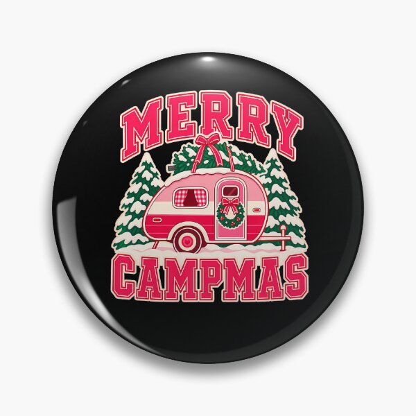 Item preview, Retro Pink Camper Christmas Tree designed and sold by ISTI-KIU-hu.