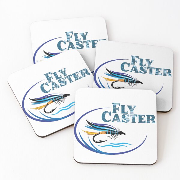 Item preview, Fly Caster trout fishing streamer fly logo. designed and sold by Art-Horizon.
