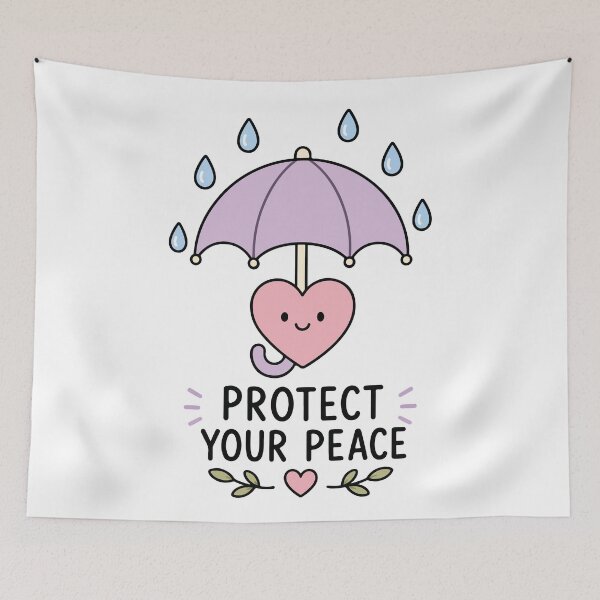 Item preview, Protect Your Peace – Self Care and Inner Strength designed and sold by CleanDecor.