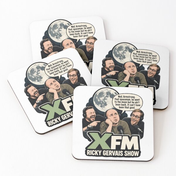 Item preview, XFM - Ricky Gervais Show: Memorable Moments - Karl on the Moon designed and sold by LoveSomethingDifferent.