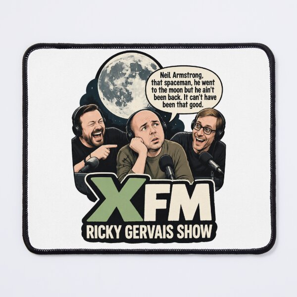Item preview, XFM - Ricky Gervais Show: Memorable Moments - Karl on the Moon designed and sold by LoveSomethingDifferent.