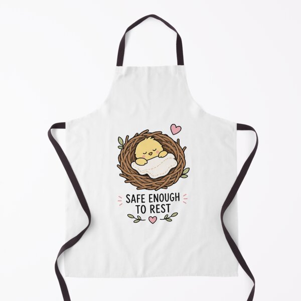 Item preview, Safe Enough to Rest Cute Mental Wellness designed and sold by CleanDecor.