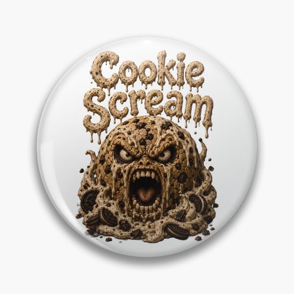 Item preview, Cookie Scream - Scary Cookie Creature Funny Horror Food Art designed and sold by HorrorWorldWeb.