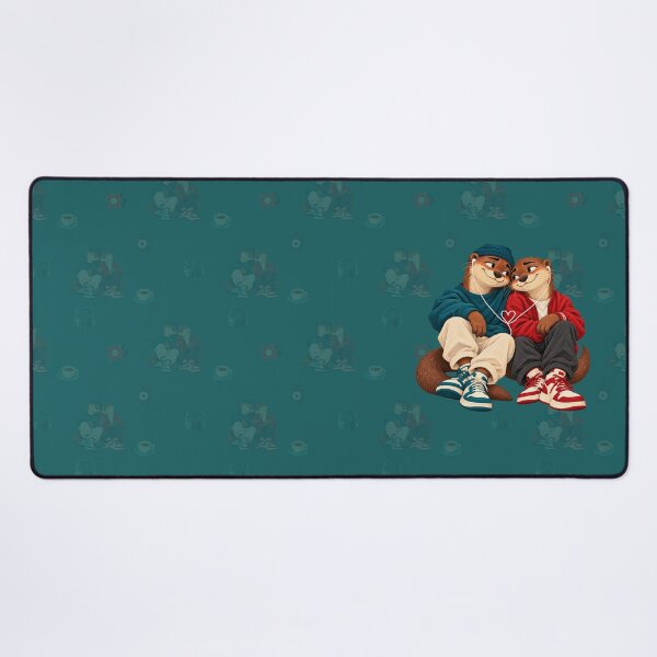 Item preview, Same Wavelength Otters designed and sold by SandboxMashery.