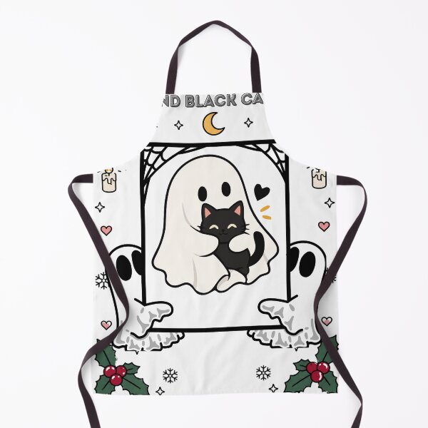 Item preview, Abrazo entre un fantasma y un gato negro designed and sold by unadeara.