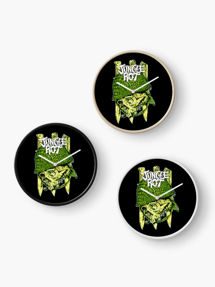 Thumbnail 3 of 4, Clock, Jungle Rot designed and sold by SARMINTOLP.