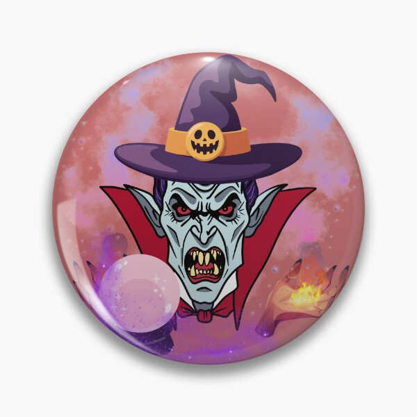 Item preview, Spooky halloween Vampire Warlock Crystal Ball designed and sold by harryordinary.