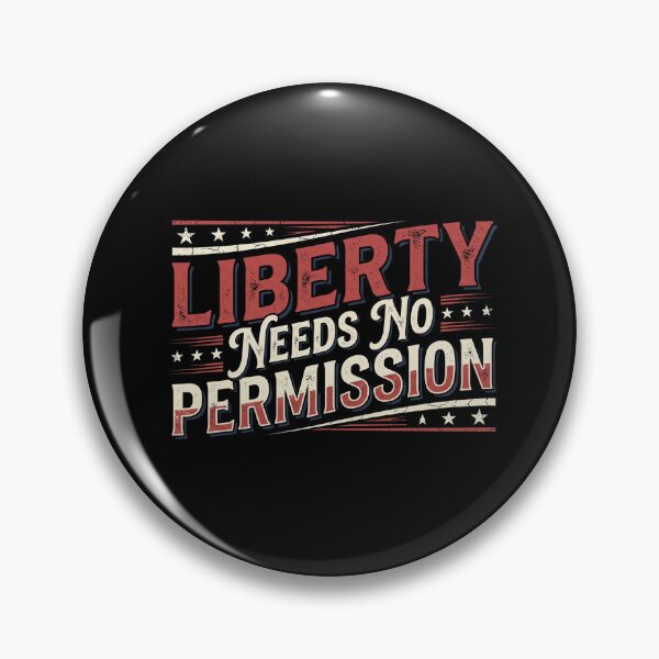 Item preview, Liberty Needs No Permission Vintage Patriotic US Design designed and sold by enjoytheshirt.