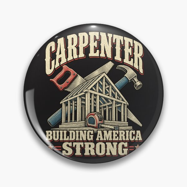 Item preview, Carpenter - Building America Strong Vintage Woodworker Gift designed and sold by Mygoodees.