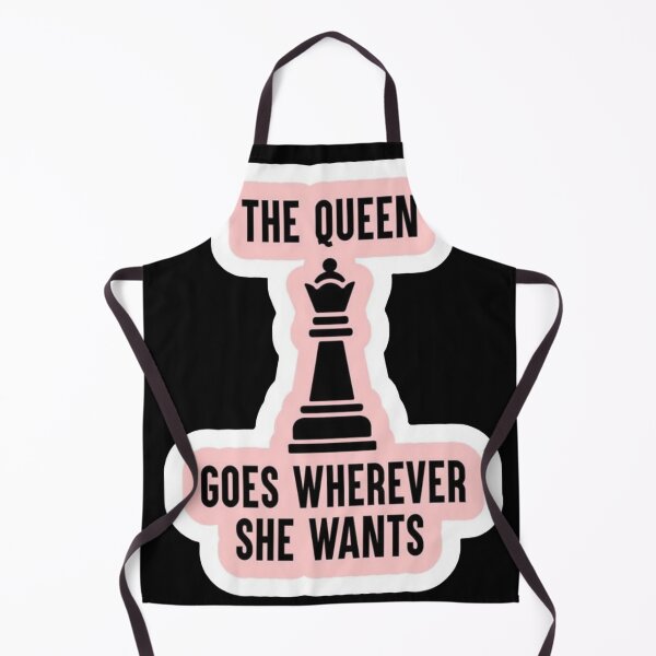 Item preview, The Queen Goes Wherever She Wants Chess Queen designed and sold by WavyCurve.