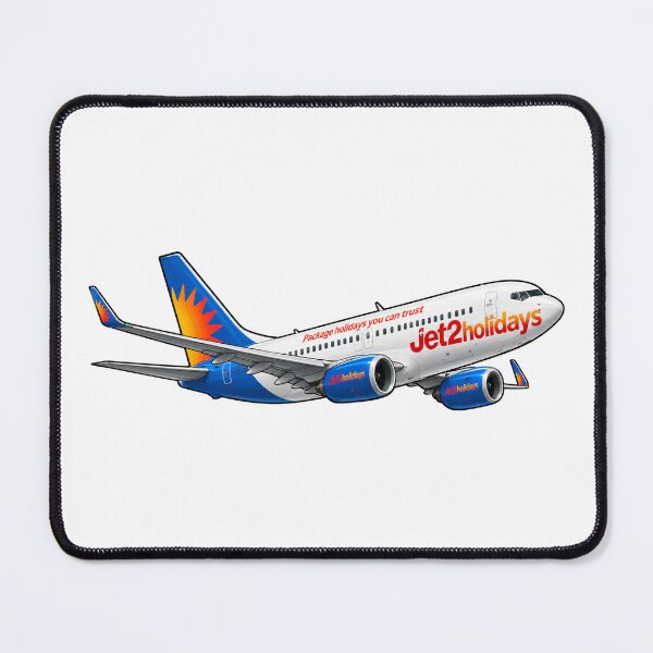 Item preview, Jet2Holidays Cute Animated Boeing 737 Sticker designed and sold by Aviation Sticker Shop.