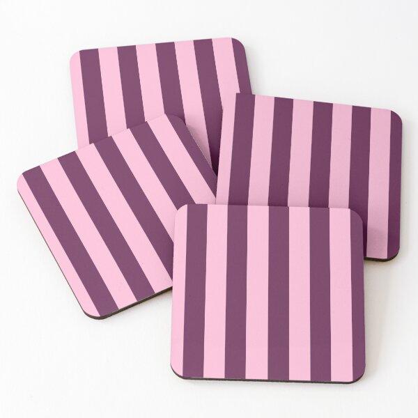 Item preview, Pink and plum vertical stripes pattern designed and sold by RishabhArts1.