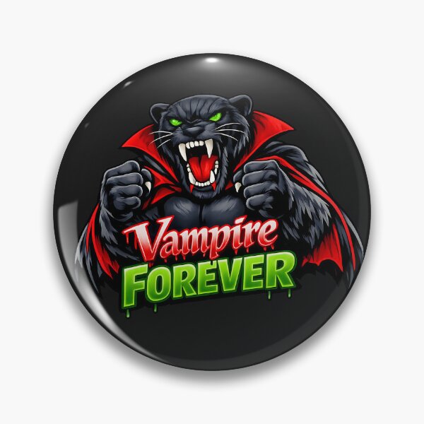 Item preview, Vampire Panther Forever – Dark Gothic Black Cat Illustration designed and sold by ROARSOME DESiGNS.